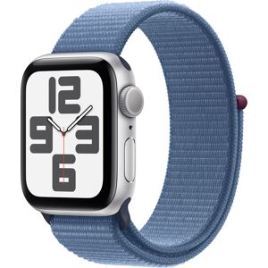 Apple Watch Se Gps 40mm Silver Aluminium Case Mit Winter Blue Sport Loop