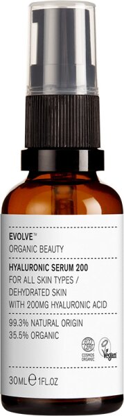 Evolve Organic Beauty Hyaluronic Serum 200 Peaux Déshydratées 2x30 Ml Neu