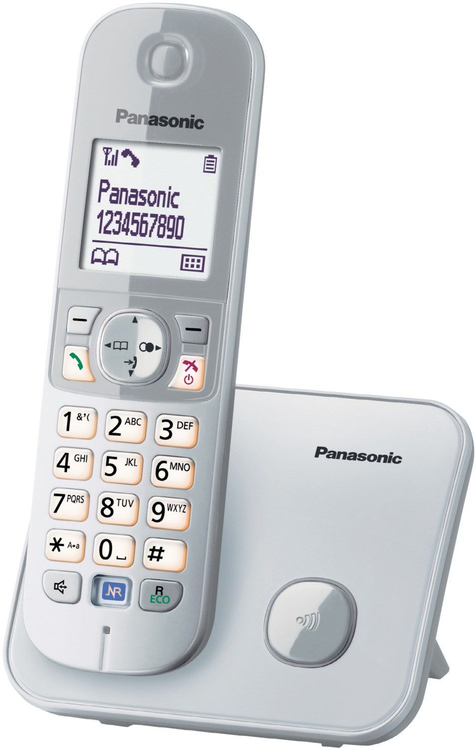 Panasonic Kx-tg6811gs Polarsilber Analog-telefon Dect / Schnurlos