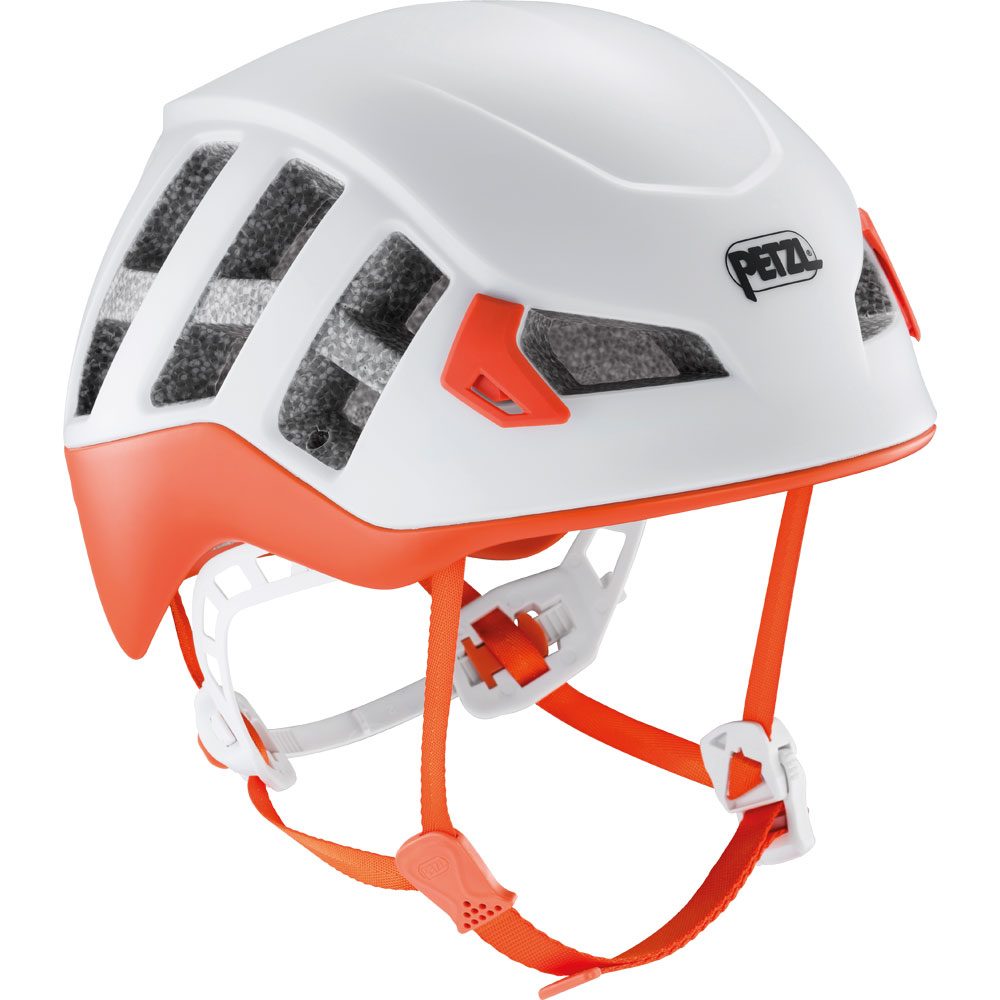 Petzl Meteor Helm GrÖsse S/m 48-58 Cm, Weiß/rot Orange