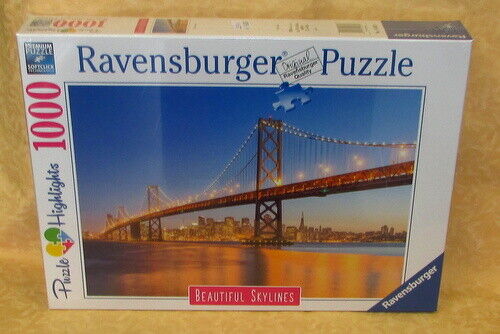 Puzzle San Francisco Art Deco 1937 Kunst Skyline Meer Bucht Golden Gate Brücke