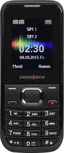 swisstone mobiltelefon sc230 schwarz
