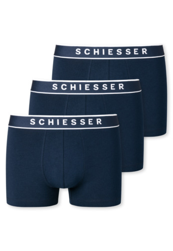 12 Schiesser Herren Organic Cotton 95/5 Shorts 173983