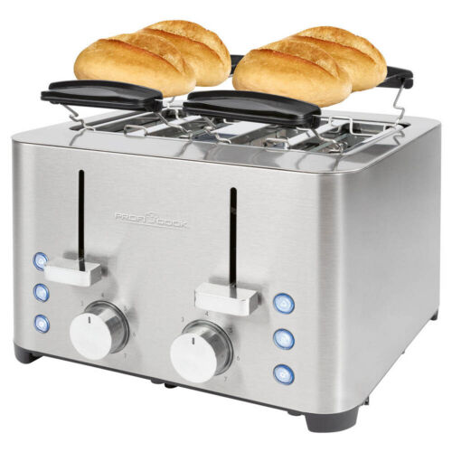 2 Stk. Profi Cook Toaster Pc-ta 1252 Inox Edelstahl Toaster 501252 Toaster
