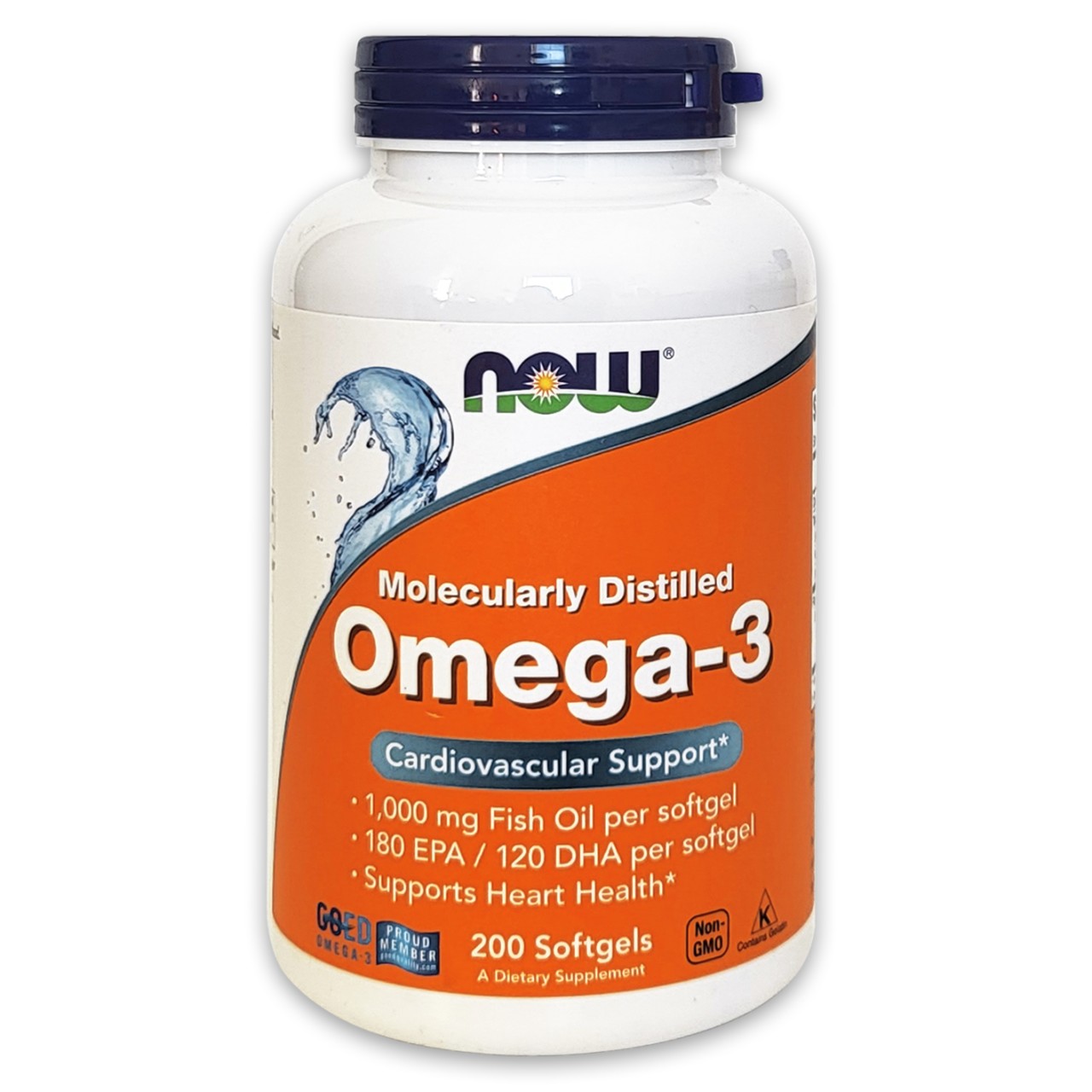 (2000 G, 81,35 Eur/1kg) 10 X (now Foods Omega-3 Molecularly Distilled Fish Oil 
