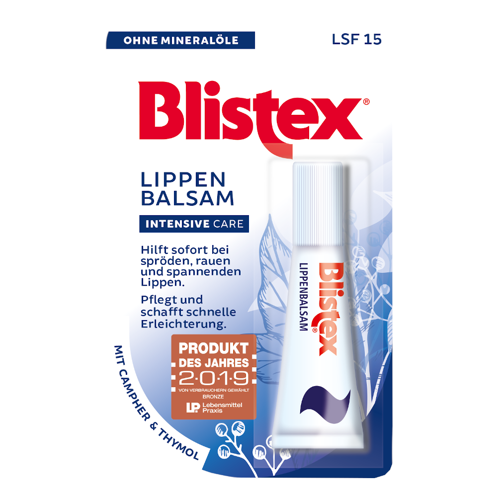 20x Blistex Lippenbalsam Intensive Care Campher Thymol 6ml