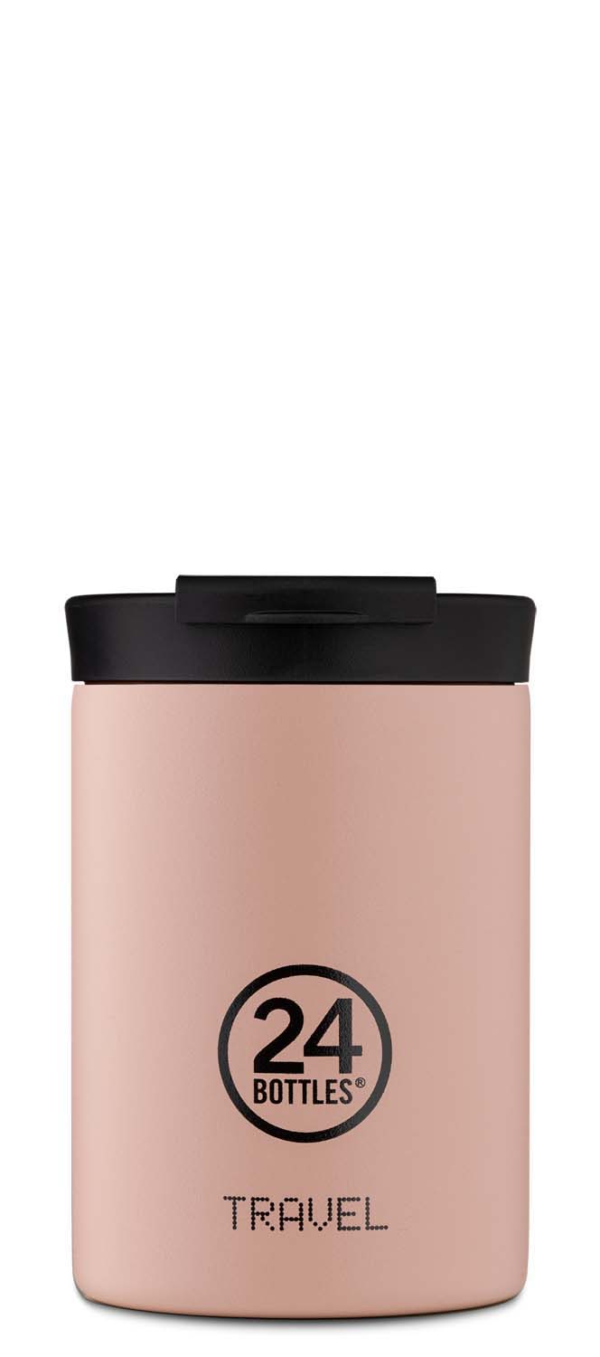 24 Bottles Travel Tumbler Earth Isolierbecher Mini - Stone Dusty Pink - 350 Ml