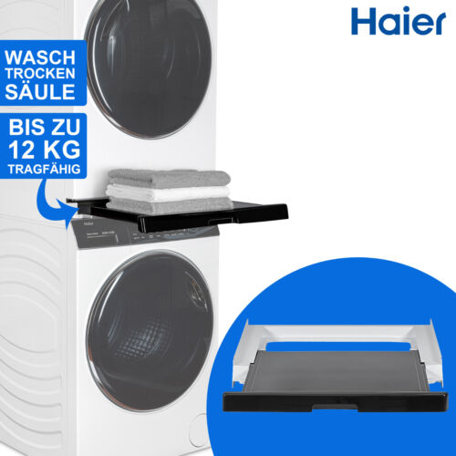 35602673 Haier Premium Collection Stacking Kit Hastku10b Schwarz ~d~