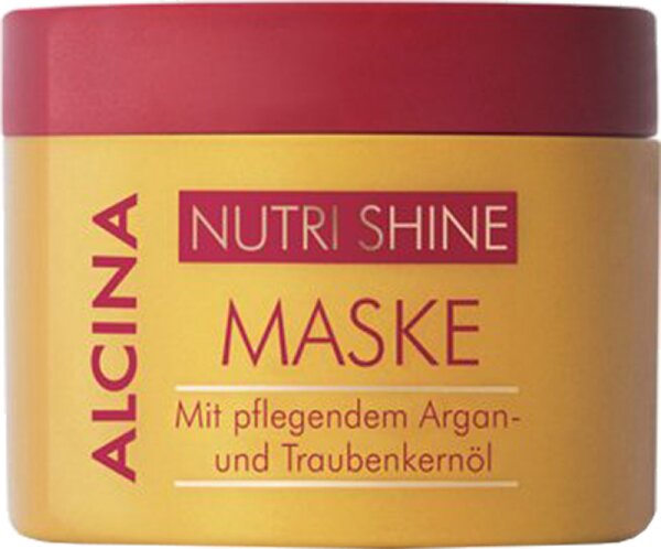 3x Alcina Nutri Shine Maske Traubenkernöl 200 Ml 