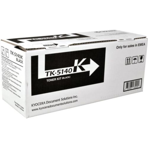 4 Original Toner Kyocera Tk-5140 Im Set Für Ecosys P 6130 Cdn Farbe Und Schwarz