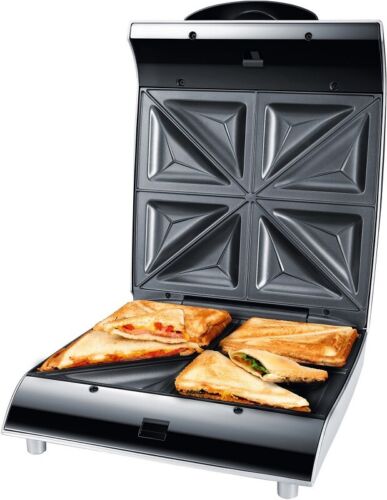 4 Stk. Steba Sandwich-toaster Sg 40 Si Silber Waffelautomaten 18-40-00