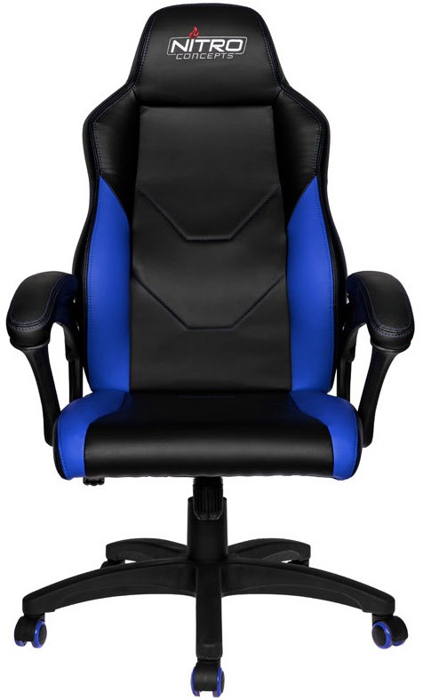 4251442502768 Nitro Concepts C100 Pc-gamingstuhl Gepolsterter Sitz Schwarz, Blau