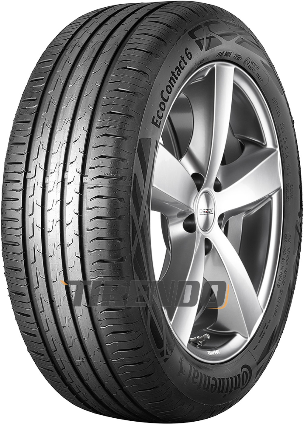 4x Sommerreifen - Continental Ecocontact 6 (evc) 215/55r17 94v