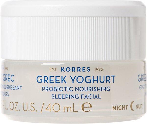 5203069106484 Greek Yoghurt Odżywczy Krem Do Twarzy Na Noc 40ml Korres