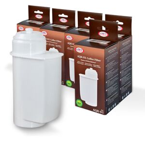 5x Brita Intenza Kompatibler Wasserfilter, Aquacrest Aqk-01, Neu!