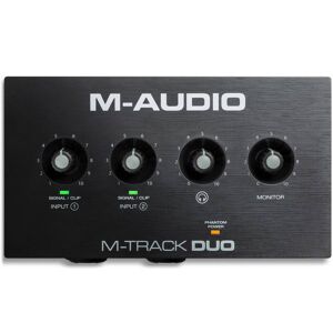 694318024997 M-audio M-track Duo Usb Audio-schnittstelle Crystal Vorverstärker 1