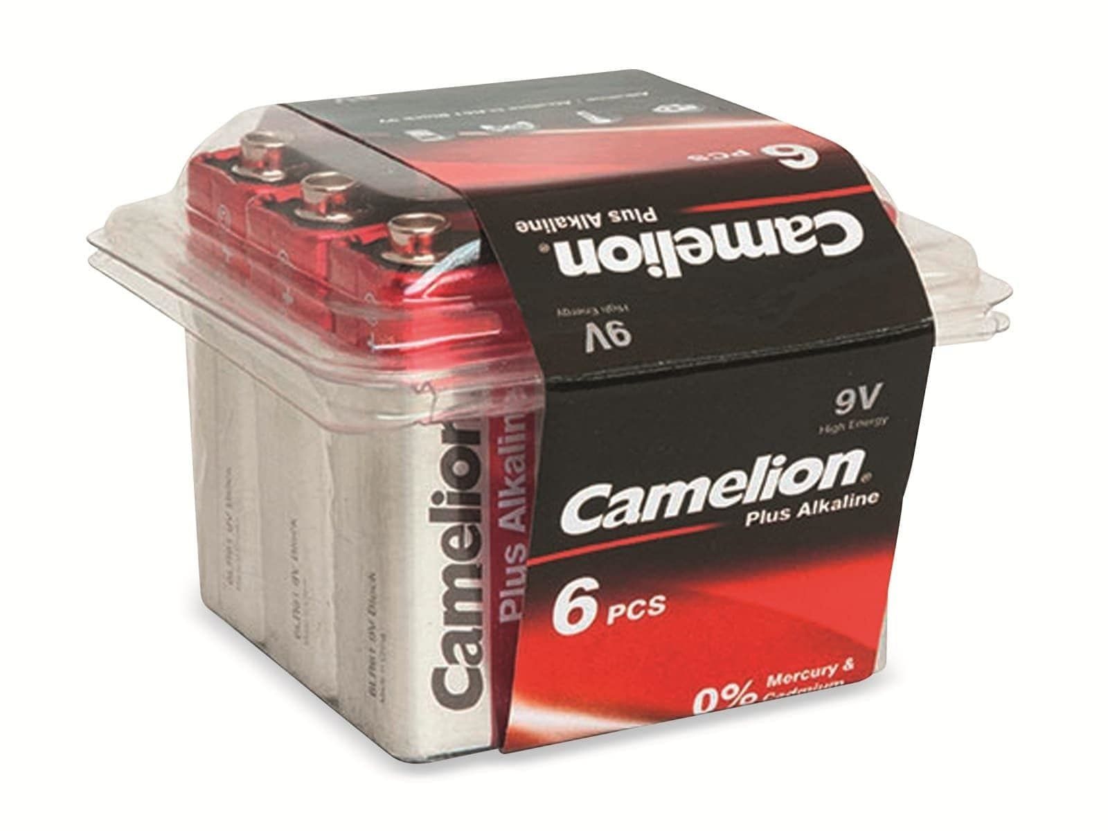 6x 6er Box Camelion 6lr61 Alkaline-plus-batterie 9 Volt 9v-block Mn1604 6lr61