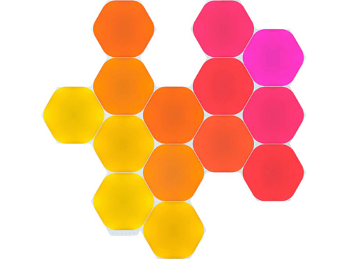 840102701074 Nanoleaf Shapes Hexagons Smarter Kit (15 Paneele) 16m+ No Name