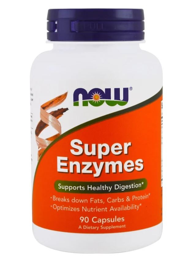 (900 G, 195,05 Eur/1kg) 10 X (now Foods Super Enzymes - 90 Caps)