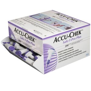 Accu-chek Safe-t-pro Plus Einweg-lanzettengeräte 1 Packung Mit 200 Neu Uk Lager