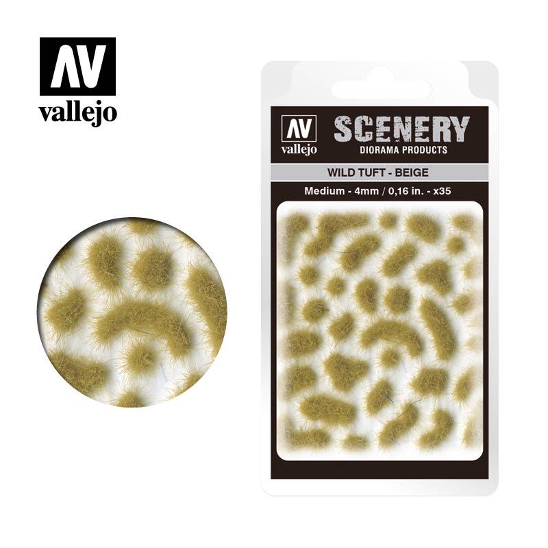 acrylicos vallejo wild-gras, beige, 4 mm