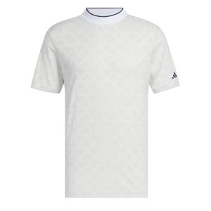 Adidas Adi Jacquard Herren Poloshirt, Grau/weiss, Herren, S