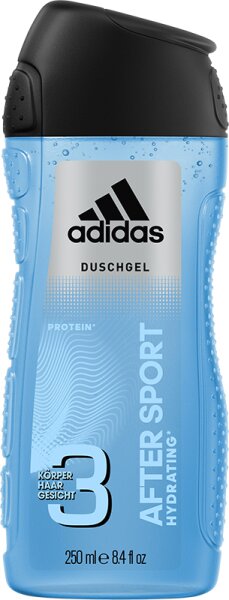 adidas after sport 3in1 shower gel 250 ml uomo