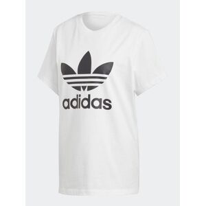 Adidas Dx2322 Boyfriend Tee Übergroßes T-shirt T-shirts Und Tops Damen Weiß Größe 42