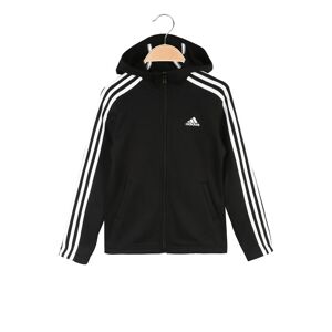 Adidas G 3s Fl Fz Hd Kapuzen-sweatshirt Mit Reißverschluss Für Kinder Sweatshirts Unisex-kind Schwarz Größe 14/15