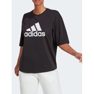 Adidas Hk0504 Oversize-modell Damen-t-shirt Kurzarm T-shirt Damen Schwarz Größe L