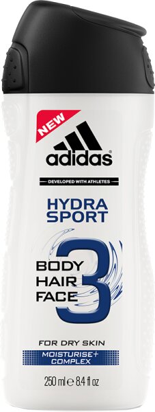 adidas hydra sport shower gel men 250 ml uomo