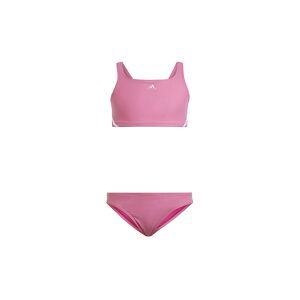 Adidas Mädchen Bikini 3-streifen Pink Größe: 140 Ib4346