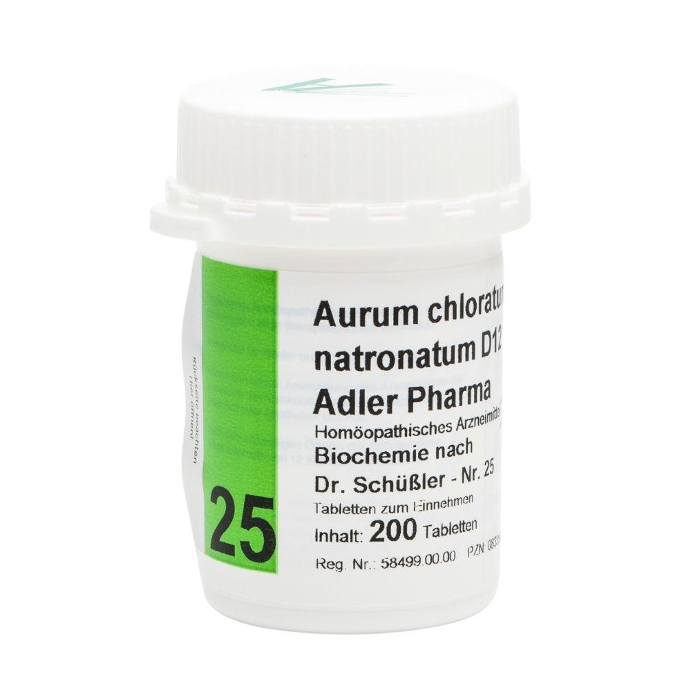 adler pharma produktion und vertrieb gmbh aurum chloratum natronatum d12 adler pharma nr.25, tablette