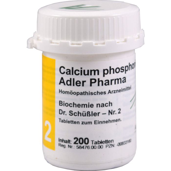adler pharma produktion und vertrieb gmbh calcium phosphoricum d6 adler pharma biochemie nach dr. schÃ¼ÃŸler nr.2, tablette
