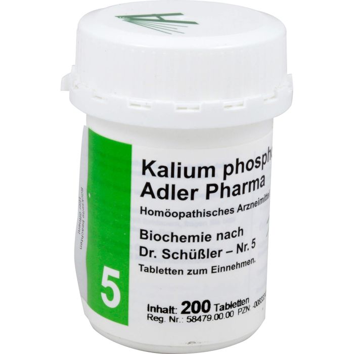 adler pharma produktion und vertrieb gmbh kalium phosphoricum d6 adler pharma biochemie nach dr. schÃ¼ÃŸler nr.5 , tablette