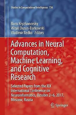 Advances In Neural Computation, Machine Learning, And Cognitive Research Se 5530