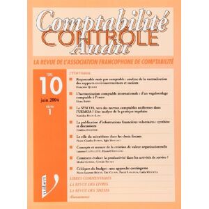 Afc - Gebraucht Comptabilite, Controle, Audit Volume 10 Tome 1 - Preis Vom 29.04.2024 04:59:55 H