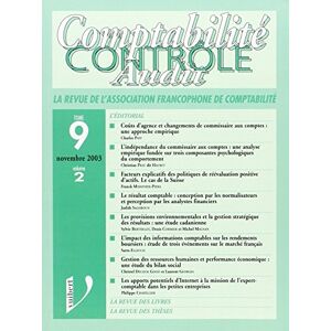 Afc - Gebraucht Comptabilite Controle Audit Vol.9 T.2 - Preis Vom 29.04.2024 04:59:55 H