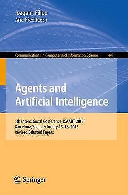 Agents And Artificial Intelligence 5th International Conference, Icaart 201 2635