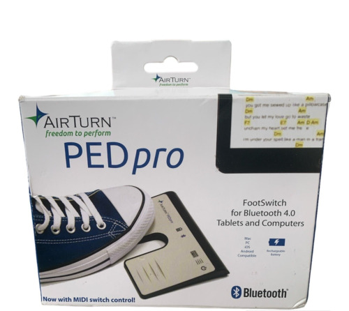 Airturn Pedpro Bluetooth-fußschalter Page Turner