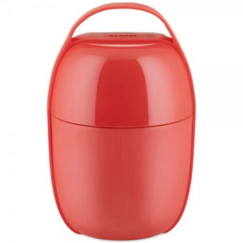 alessi lunchpot food a porter 11cm/0,5l rot