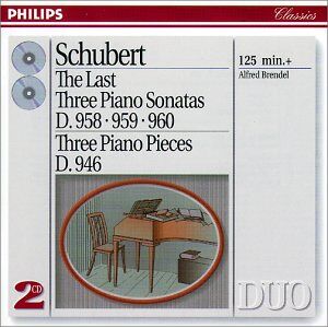 Alfred Brendel - Klaviersonaten D 958,959,960; 2 Cd 15 Tracks Schubert Neu