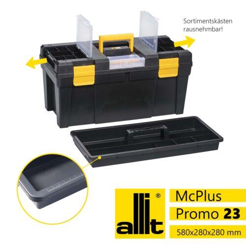 Allit Werkzeugkoffer Mcplus Promo Kiste Transport Koffer Sichtlager Box Werkzeug