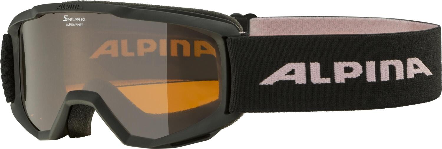 alpina skibrille schwarz