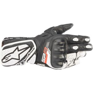 Alpinestars Damen Damen Sp-8 V3 Leder Motorradhandschuhe (schwarz/weiß)