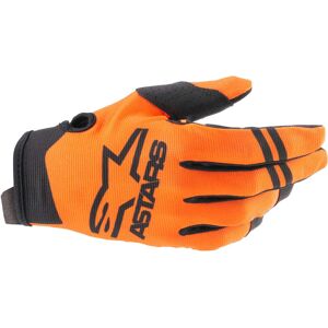 Alpinestars Radar Jugend Motocross Handschuhe - Schwarz Orange - Xs - Unisex