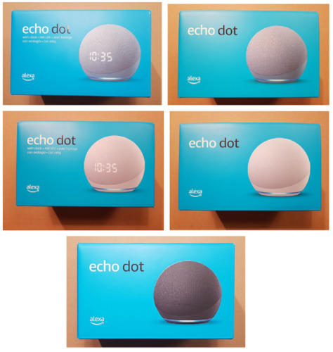 Amazon Echo Dot 4. Generation Weiß Sprachgesteuerter Lautsprecher Alexa Neu Ovp