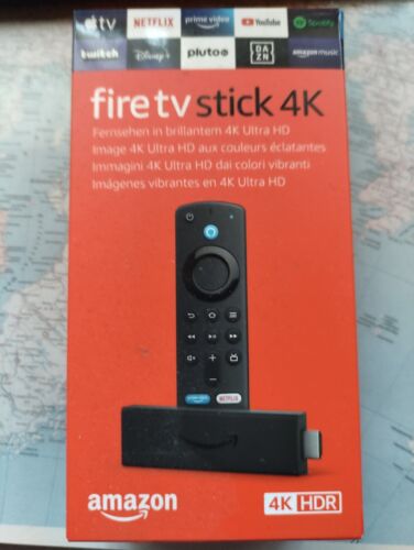 ⚡️ Amazon Fire Tv Stick 4k Ultra Hd Mit Neuer Alexa Sprachfernbedienung Neu&ovp.
