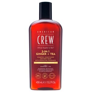 American Crew Haarpflege Hair & Body 3-in-1 Ginger + Tea Shampoo, Conditioner And Body Wash
