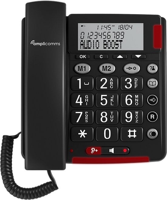 Amplicomms Bigtel 48 Plus Mit Kabel Telefon Programmierbar Zahlen Für Erwachsene